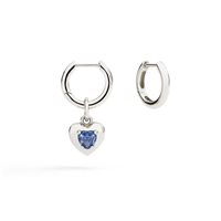 Charm Dodo Donna Cuore in Argento Zaffiro sintetico DMC6009-HEART-SZAAG - DMC6009-HEART-SZAAG
